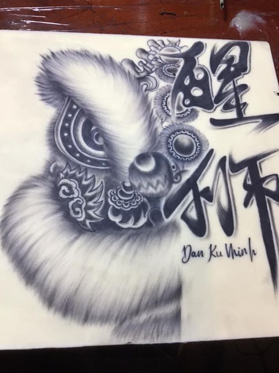 150 hình xăm lân sư rồng ý nghĩa đón chờ những điều may mắn - Genztattoo