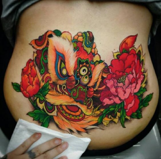 150 hình xăm lân sư rồng ý nghĩa đón chờ những điều may mắn - Genztattoo