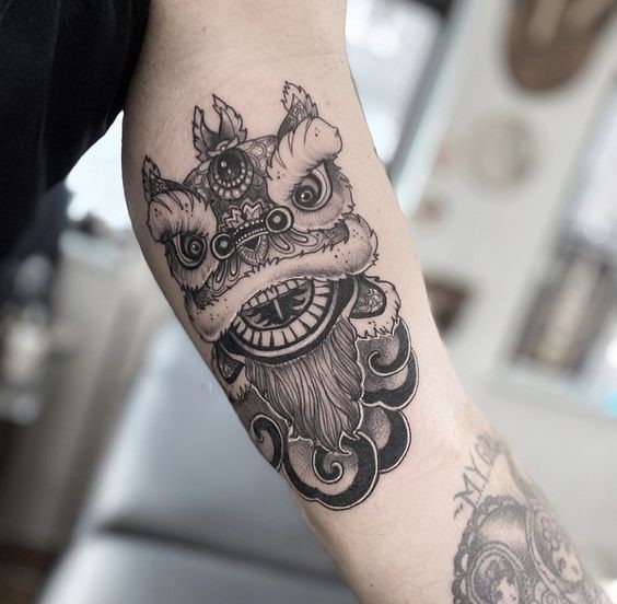150 hình xăm lân sư rồng ý nghĩa đón chờ những điều may mắn - Genztattoo