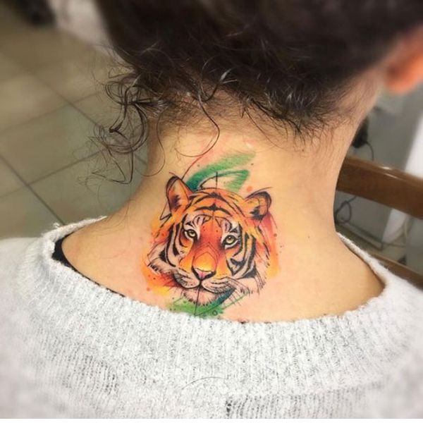 Tattoo hổ mini dễ thương