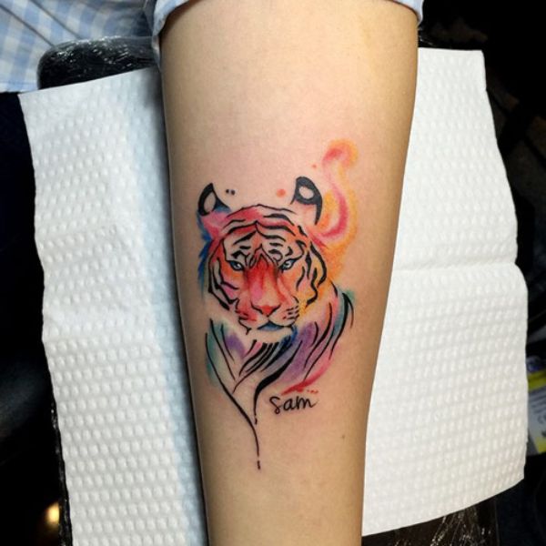 Tattoo hổ cho nữ