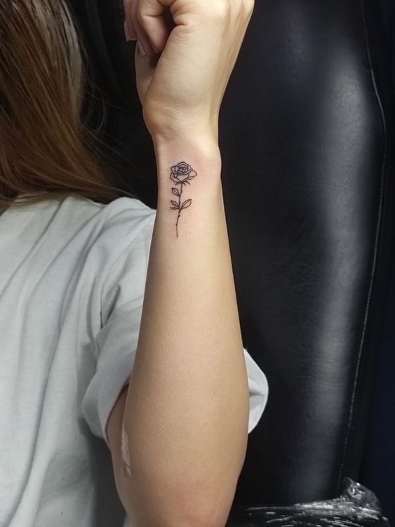 200 hình xăm hoa hồng mini chọn lọc cực đẹp - Genztattoo