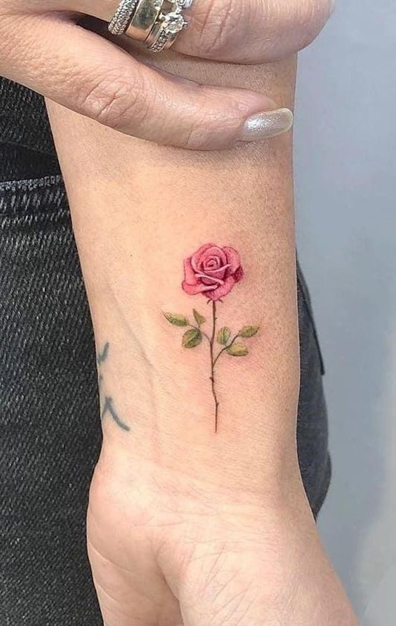 200 hình xăm hoa hồng mini chọn lọc cực đẹp - Genztattoo