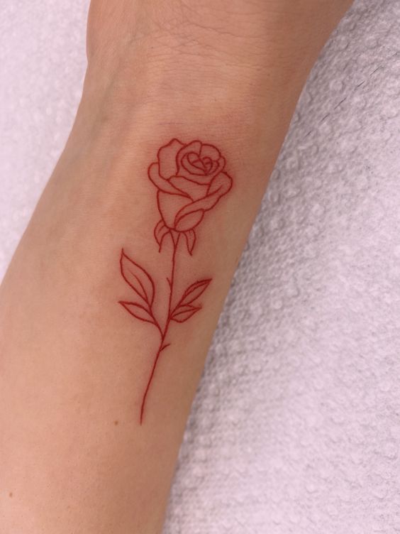 200 hình xăm hoa hồng mini chọn lọc cực đẹp - Genztattoo