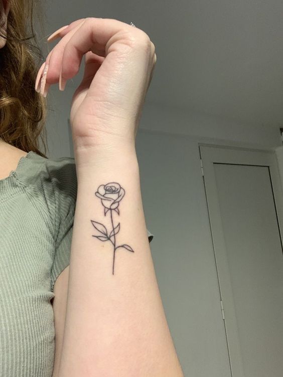 200 hình xăm hoa hồng mini chọn lọc cực đẹp - Genztattoo