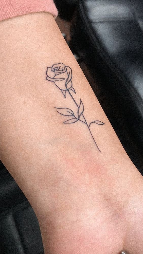 200 hình xăm hoa hồng mini chọn lọc cực đẹp - Genztattoo