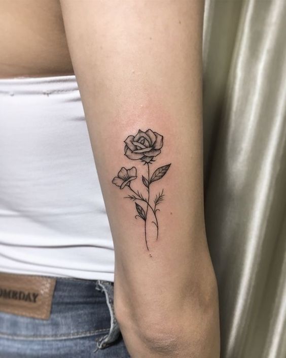 200 hình xăm hoa hồng mini chọn lọc cực đẹp - Genztattoo