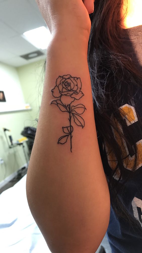 200 hình xăm hoa hồng mini chọn lọc cực đẹp - Genztattoo