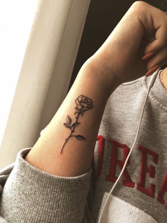 200 hình xăm hoa hồng mini chọn lọc cực đẹp - Genztattoo
