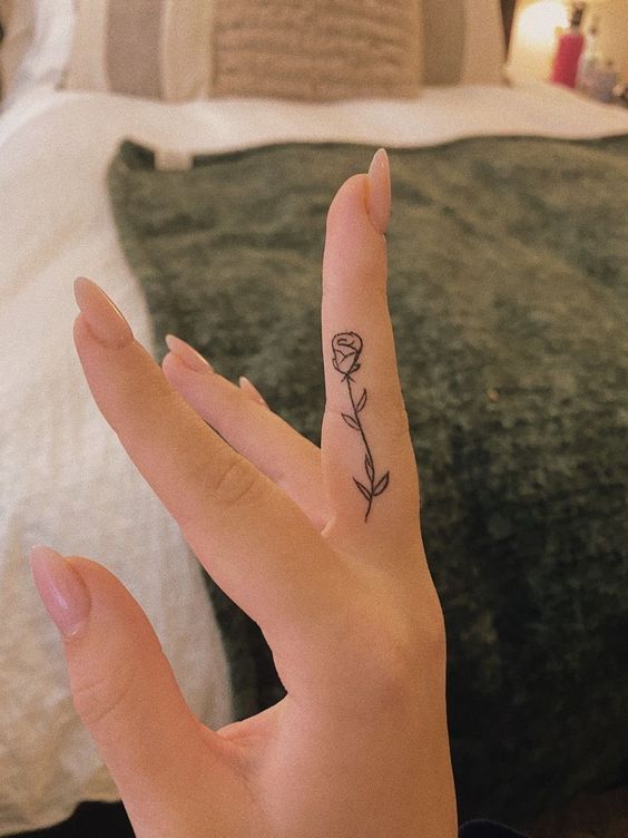 200 hình xăm hoa hồng mini chọn lọc cực đẹp - Genztattoo