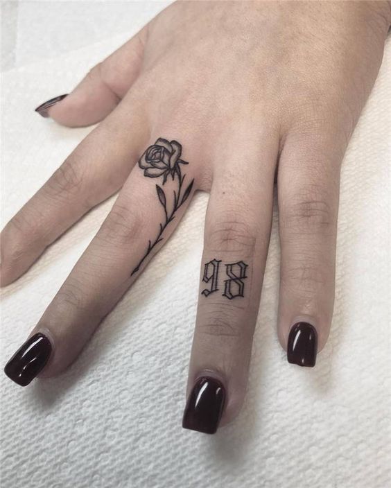 200 hình xăm hoa hồng mini chọn lọc cực đẹp - Genztattoo