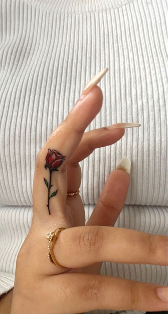 200 hình xăm hoa hồng mini chọn lọc cực đẹp - Genztattoo