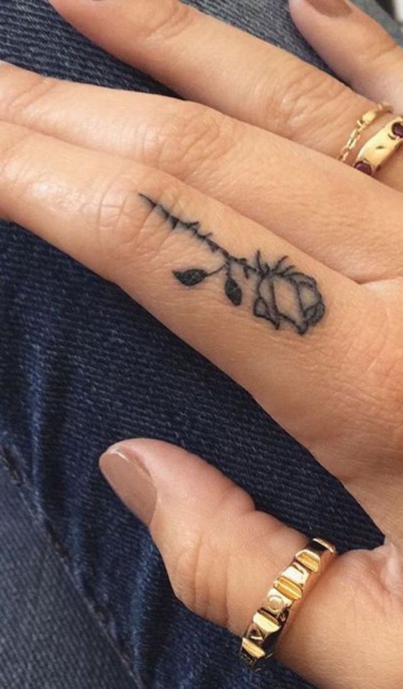 200 hình xăm hoa hồng mini chọn lọc cực đẹp - Genztattoo