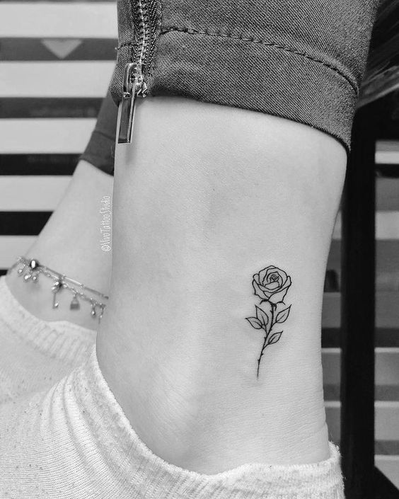 200 hình xăm hoa hồng mini chọn lọc cực đẹp - Genztattoo