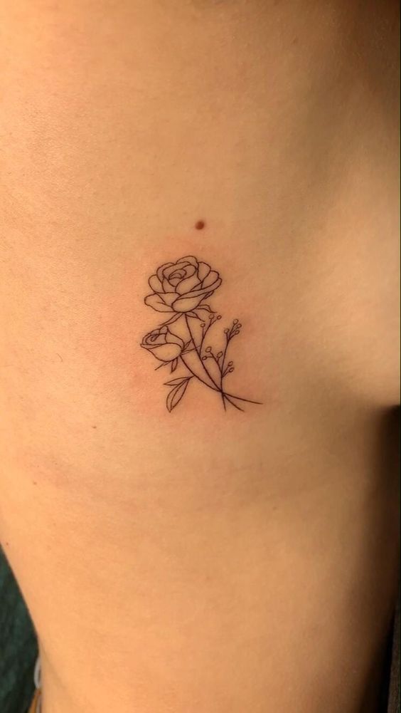 200 hình xăm hoa hồng mini chọn lọc cực đẹp - Genztattoo
