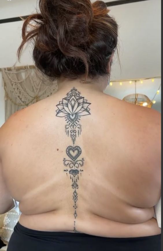 Mẫu hình xăm hoa sen mandala Mẫu hình xăm hoa sen mandala