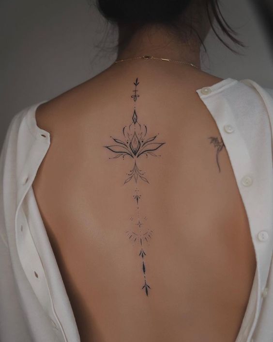 Mẫu hình xăm hoa sen mandala nghệ thuật Mẫu hình xăm hoa sen mandala nghệ thuật