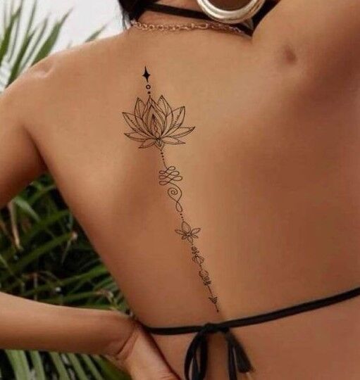 Mẫu hình xăm hoa sen mandala nghệ thuật cho nữ Mẫu hình xăm hoa sen mandala nghệ thuật cho nữ