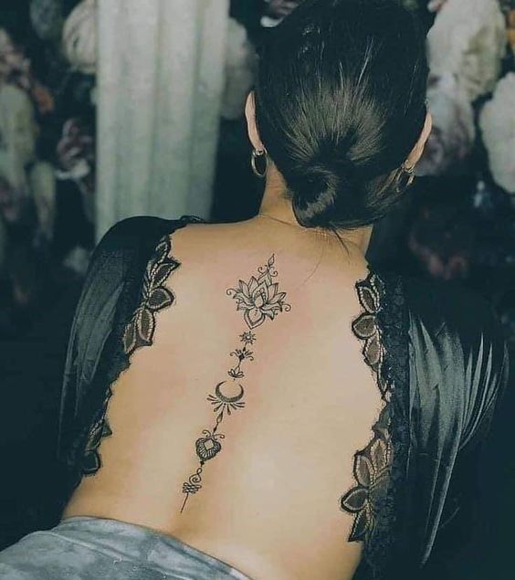Mẫu tattoo hoa sen mandala cực gợi cảm Mẫu tattoo hoa sen mandala cực gợi cảm