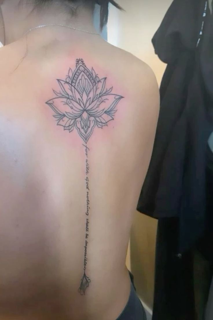 Tattoo hoa sen mandala thanh khiết Tattoo hoa sen mandala thanh khiết