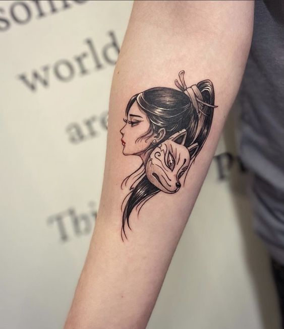 250 hình xăm cô gái mini xăm tay vai ý tưởng - Genztattoo