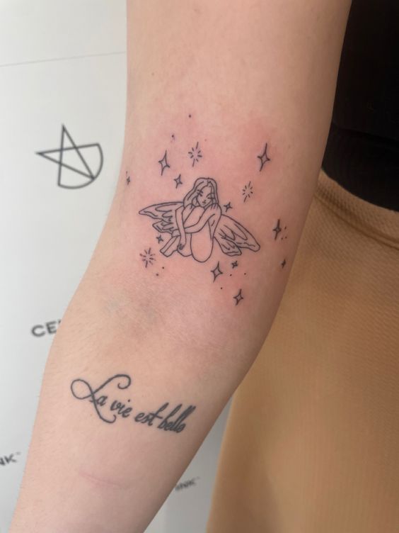 250 hình xăm cô gái mini xăm tay vai ý tưởng - Genztattoo