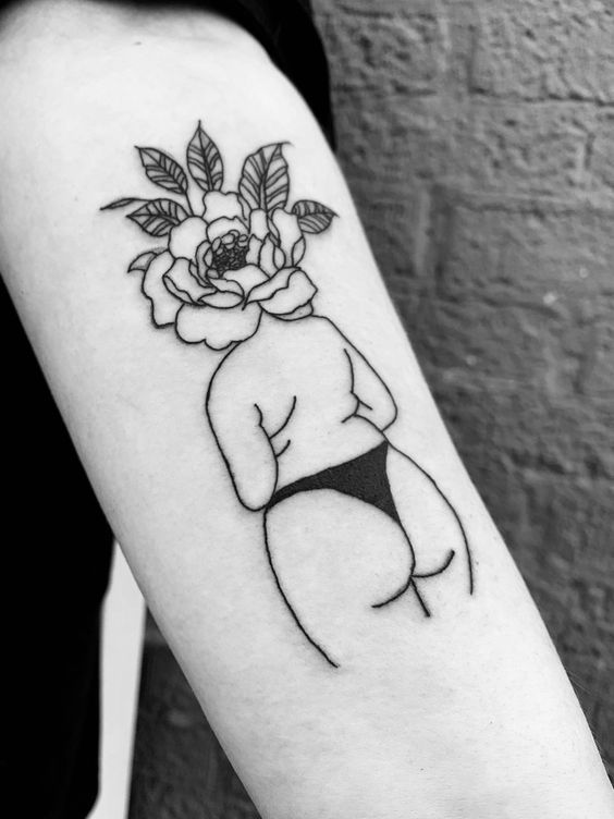 250 hình xăm cô gái mini xăm tay vai ý tưởng - Genztattoo