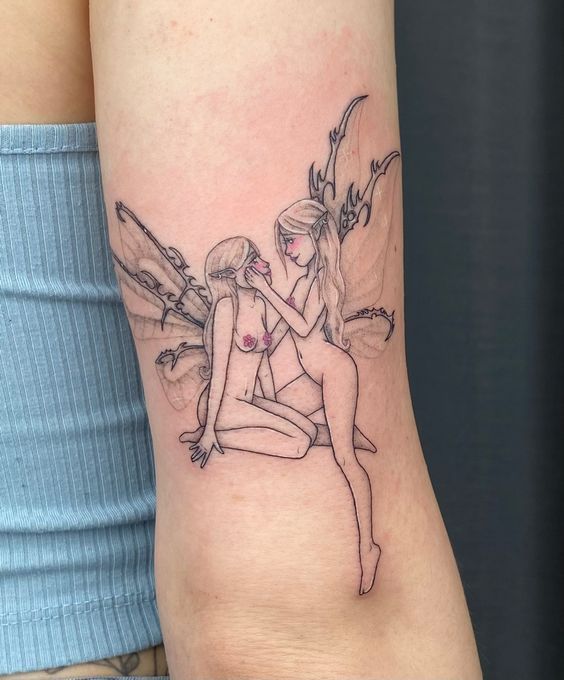 250 hình xăm cô gái mini xăm tay vai ý tưởng - Genztattoo