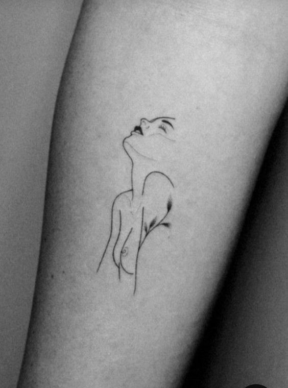 250 hình xăm cô gái mini xăm tay vai ý tưởng - Genztattoo