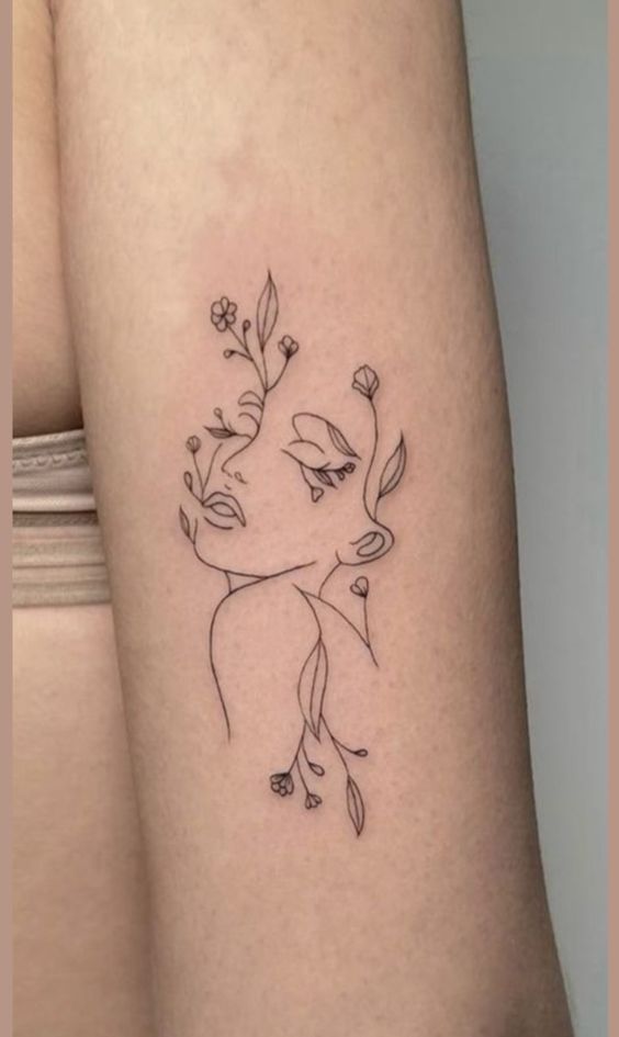 250 hình xăm cô gái mini xăm tay vai ý tưởng - Genztattoo