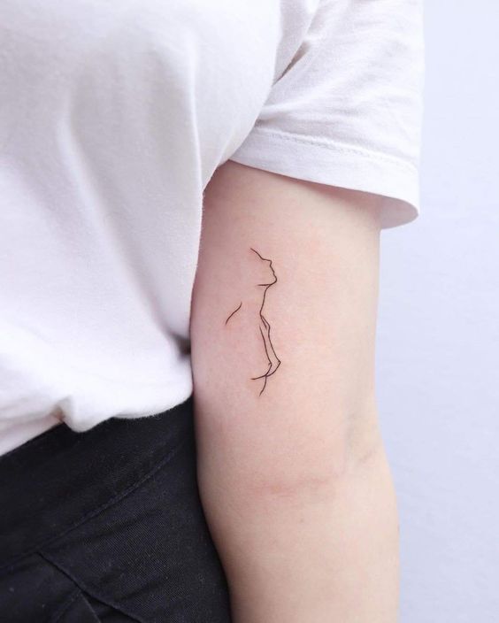 250 hình xăm cô gái mini xăm tay vai ý tưởng - Genztattoo