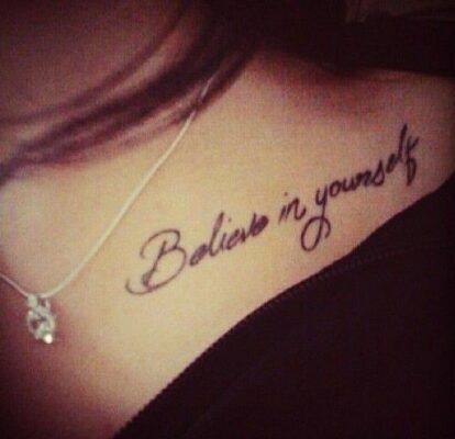 Mẫu hình xăm thể hiện niềm tin vào bản thân mẫu tattoo thể hiện niềm tin vào chính mình