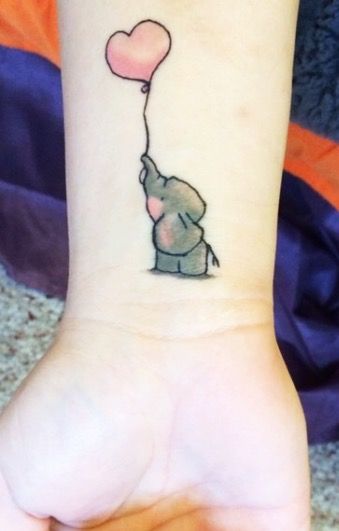 99 hình xăm con voi mini dễ thương độc lạ - Genztattoo