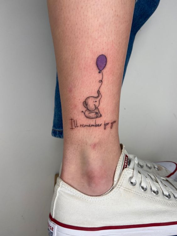 99 hình xăm con voi mini dễ thương độc lạ - Genztattoo