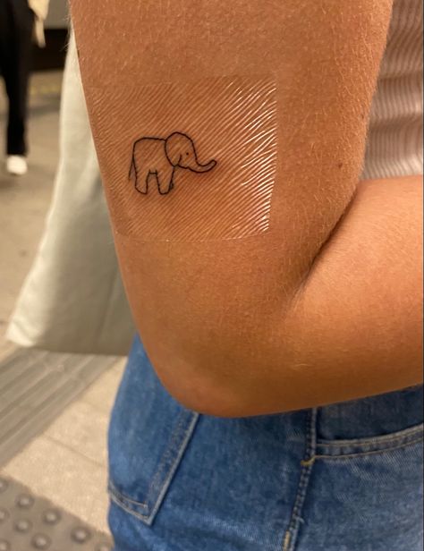 99 hình xăm con voi mini dễ thương độc lạ - Genztattoo