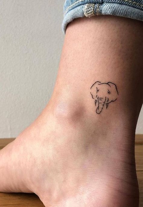 99 hình xăm con voi mini dễ thương độc lạ - Genztattoo