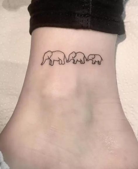 99 hình xăm con voi mini dễ thương độc lạ - Genztattoo