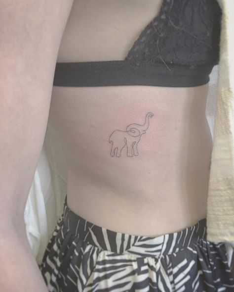 99 hình xăm con voi mini dễ thương độc lạ - Genztattoo