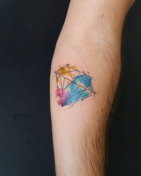 Trọn bộ 666+ hình xăm kim cương sang trọng và lấp lánh - Genztattoo