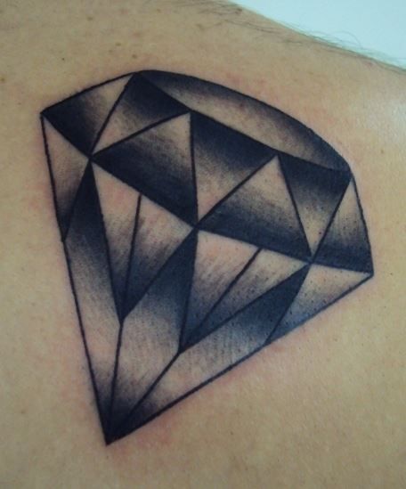 Trọn bộ 666+ hình xăm kim cương sang trọng và lấp lánh - Genztattoo