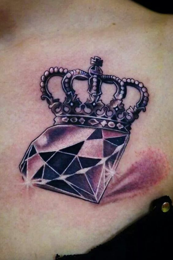 Trọn bộ 666+ hình xăm kim cương sang trọng và lấp lánh - Genztattoo