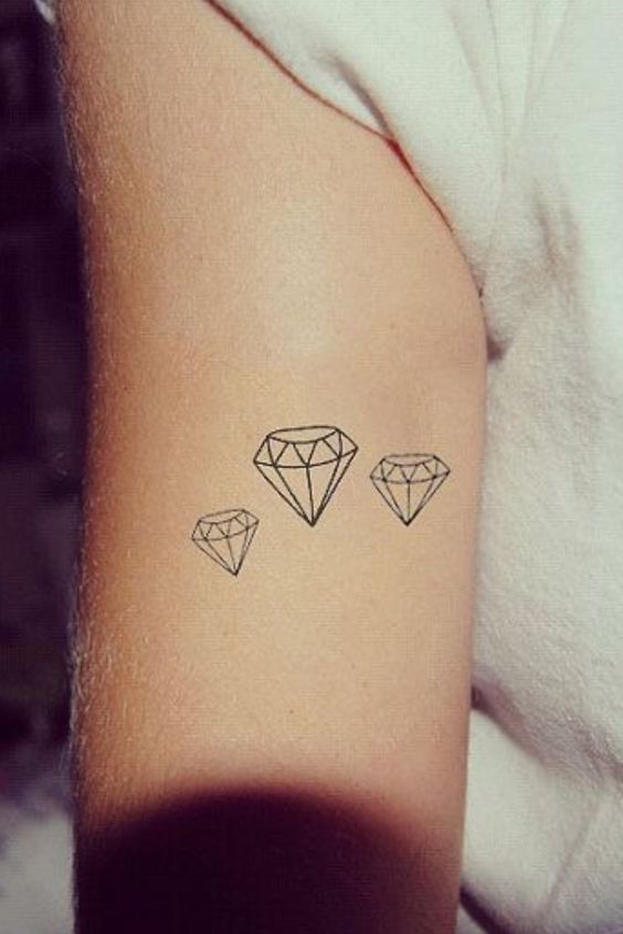 Trọn bộ 666+ hình xăm kim cương sang trọng và lấp lánh - Genztattoo