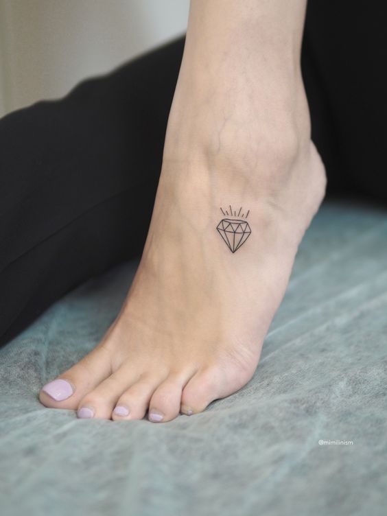 Trọn bộ 666+ hình xăm kim cương sang trọng và lấp lánh - Genztattoo