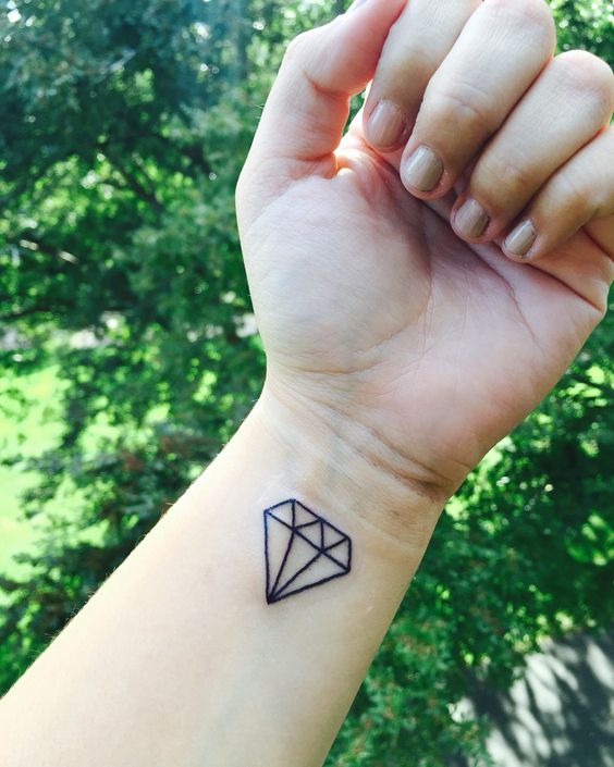 Trọn bộ 666+ hình xăm kim cương sang trọng và lấp lánh - Genztattoo