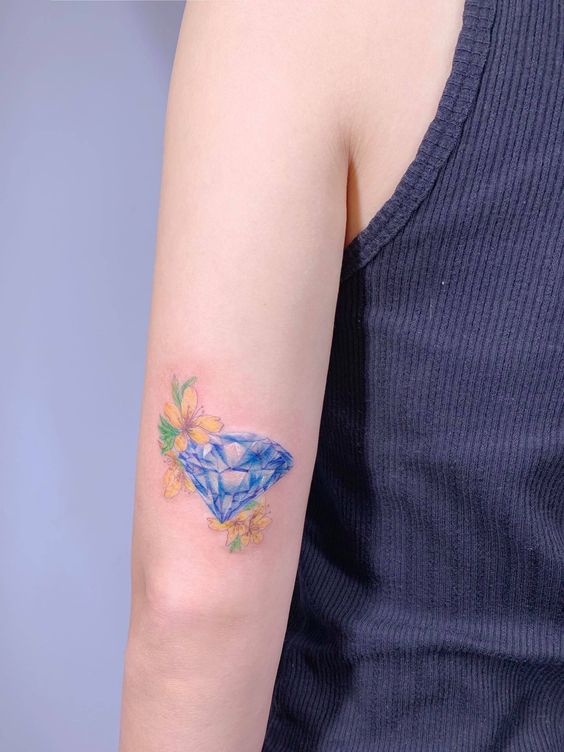 Trọn bộ 666+ hình xăm kim cương sang trọng và lấp lánh - Genztattoo