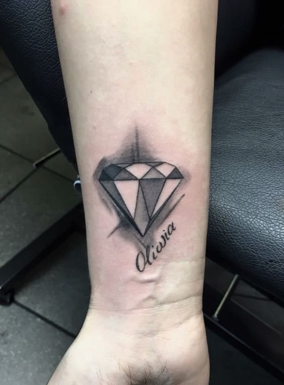 Trọn bộ 666+ hình xăm kim cương sang trọng và lấp lánh - Genztattoo
