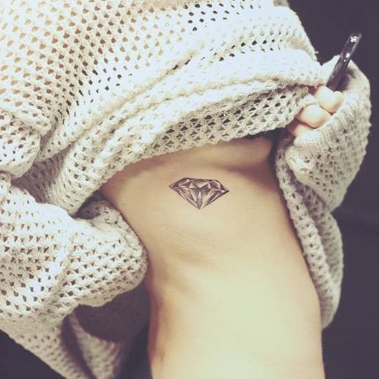 Trọn bộ 666+ hình xăm kim cương sang trọng và lấp lánh - Genztattoo