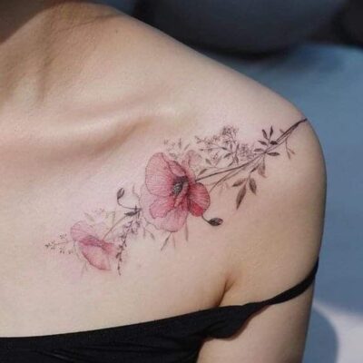 Hình xăm hoa cực chất cho nữ Gợi ý các vị trí xăm đẹp cho nữ, hơn 200 mẫu để lựa chọn - Genztattoo