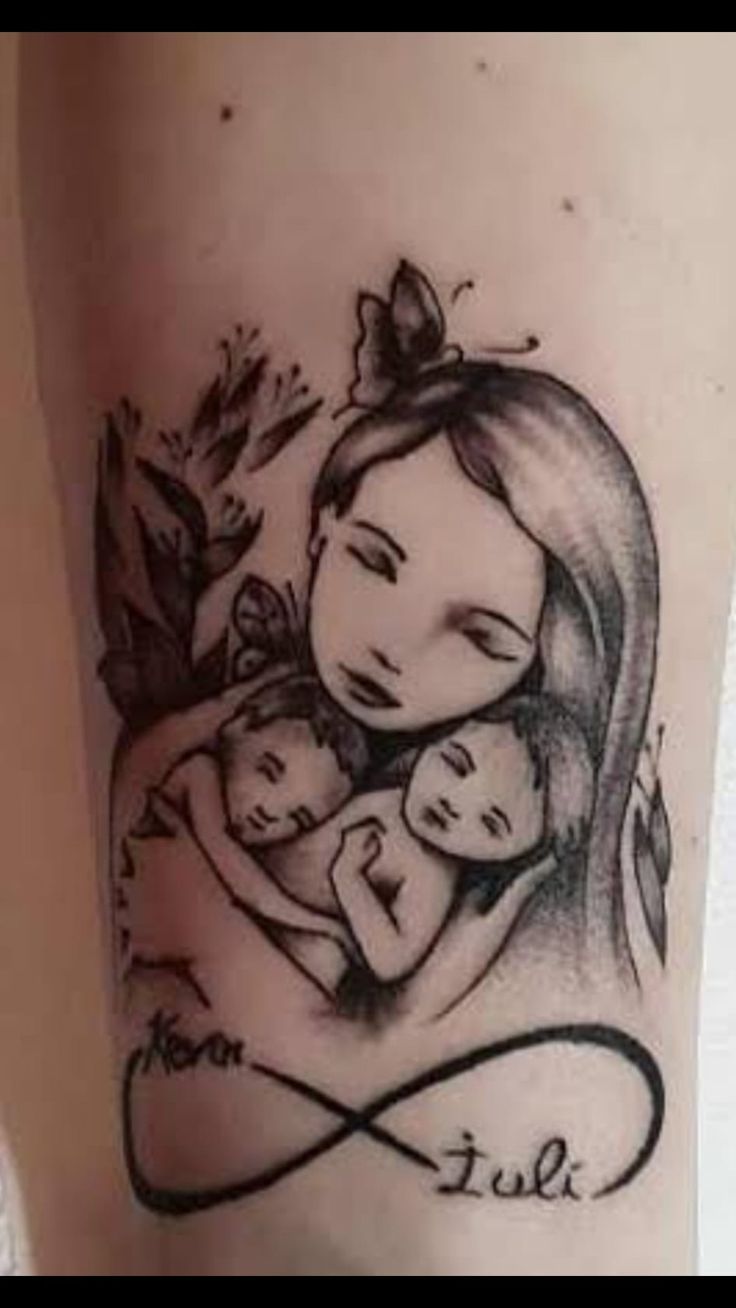  666+ hình xăm 3 mẹ con được xăm nhiều nhất hiện nay - Genztattoo