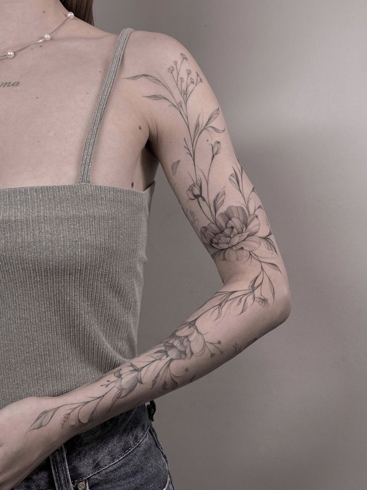 Gợi ý hơn 300 mẫu hình xăm full cánh tay ý nghĩa và chất lừ - Genztattoo
